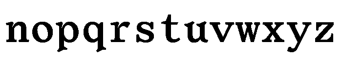 OrLemmenMono Medium Font LOWERCASE