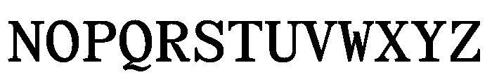 OrLemmenMono Regular Font UPPERCASE