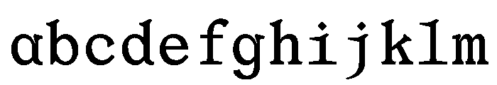 OrLemmenMono Regular FONT