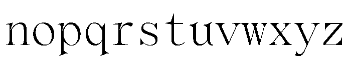 OrLemmenMono Thin Font LOWERCASE