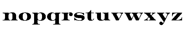 Orator Regular Font LOWERCASE