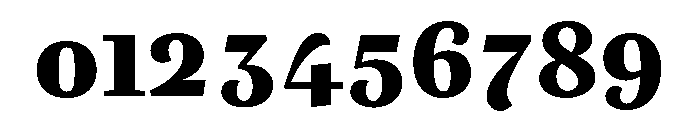 Orca BT Bold Font OTHER CHARS