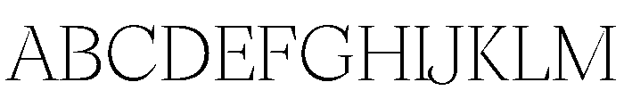 Orca BT Display Font UPPERCASE