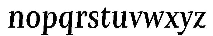 Orca BT Italic Font LOWERCASE