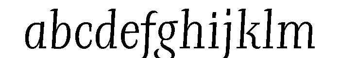 Orca BT Light Italic FONT