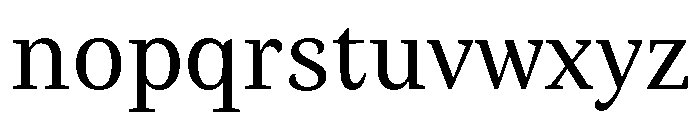 Orca BT Normal Font LOWERCASE