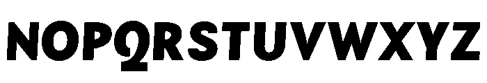 Orca BT Sans Bold Italic Font UPPERCASE