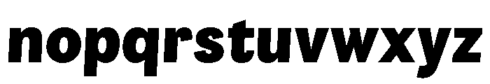 Orca BT Sans Bold Italic Font LOWERCASE