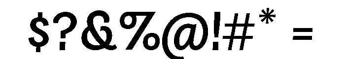 Orca BT Sans Italic Font OTHER CHARS