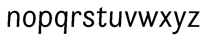 Orca BT Sans Light Italic Font LOWERCASE