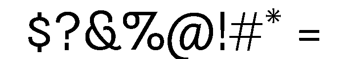 Orca BT Sans Light Font OTHER CHARS