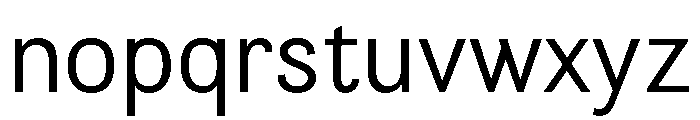 Orca BT Sans Light Font LOWERCASE