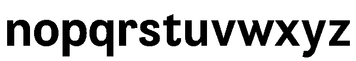 Orca BT Sans Medium Font LOWERCASE
