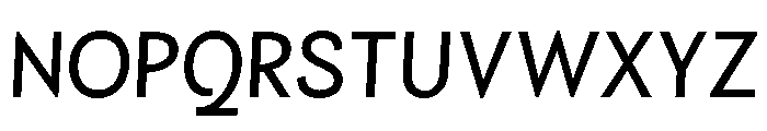 Orca BT Sans Normal Italic Font UPPERCASE