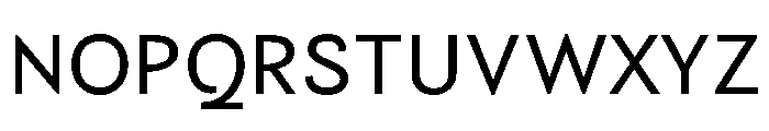 Orca BT Sans Normal Font UPPERCASE