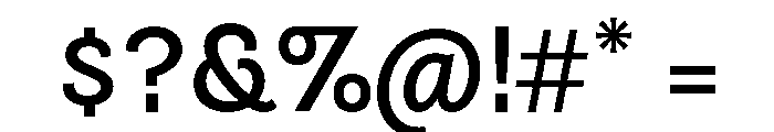 Orca BT Sans Regular Font OTHER CHARS