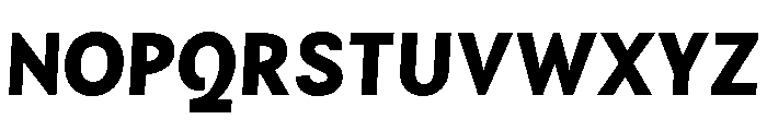 Orca BT Sans Semibold Italic Font UPPERCASE
