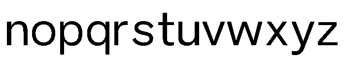 OrdinarySans DisplayRegular Font LOWERCASE