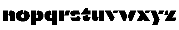 Orientation Bold Font LOWERCASE