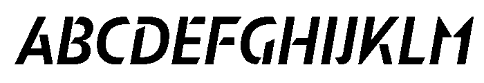 Orientation Light Italic Font UPPERCASE