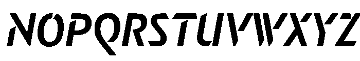 Orientation Light Italic Font UPPERCASE