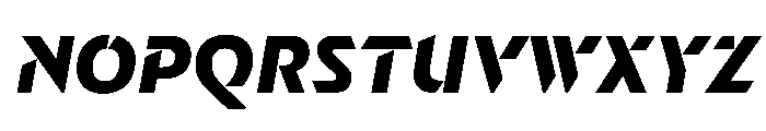 Orientation Regular Italic Font UPPERCASE