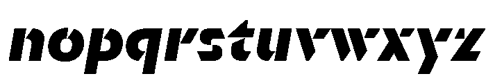 Orientation Regular Italic Font LOWERCASE