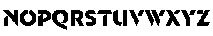 Orientation Regular Font UPPERCASE
