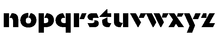 Orientation Regular Font LOWERCASE