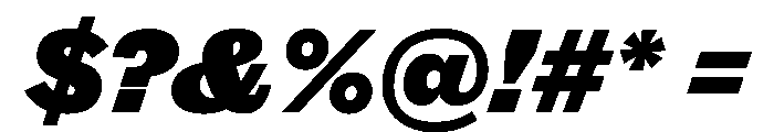 Original Sans Four Italic Font OTHER CHARS