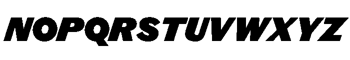 Original Sans Four Italic Font UPPERCASE