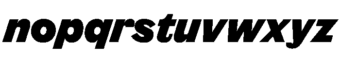 Original Sans Four Italic Font LOWERCASE