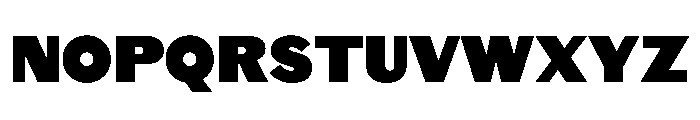 Original Sans Four Font UPPERCASE