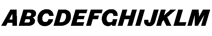 Original Sans Three Italic Font UPPERCASE