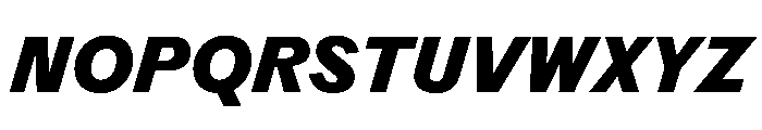 Original Sans Three Italic Font UPPERCASE