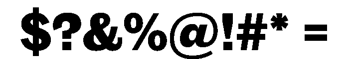 Original Sans Three Font OTHER CHARS