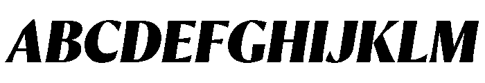 Orlando Black Italic Font UPPERCASE