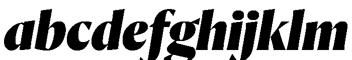 Orlando Black Italic FONT