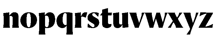 Orlando Black Font LOWERCASE