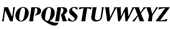 Orlando Bold Italic Font UPPERCASE