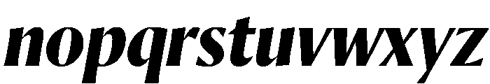 Orlando Bold Italic Font LOWERCASE