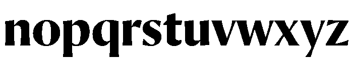 Orlando Bold Font LOWERCASE