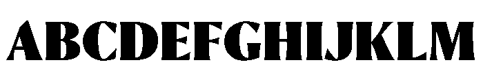 Orlando Fat Font UPPERCASE