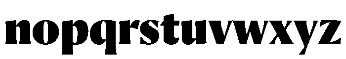 Orlando Fat Font LOWERCASE