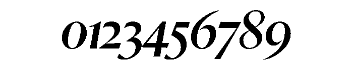 Orlando Italic Font OTHER CHARS
