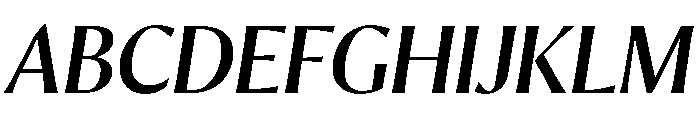 Orlando Italic Font UPPERCASE