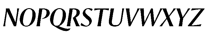Orlando Italic Font UPPERCASE