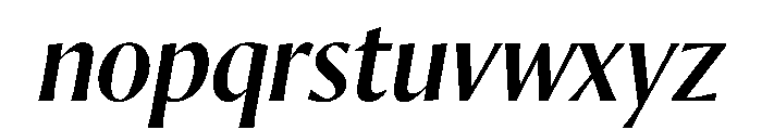 Orlando Italic Font LOWERCASE