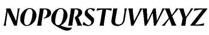Orlando Medium Italic Font UPPERCASE