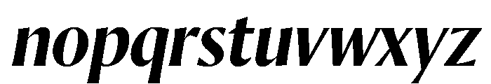 Orlando Medium Italic Font LOWERCASE